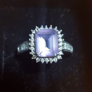 Genuine amythst ring 925
